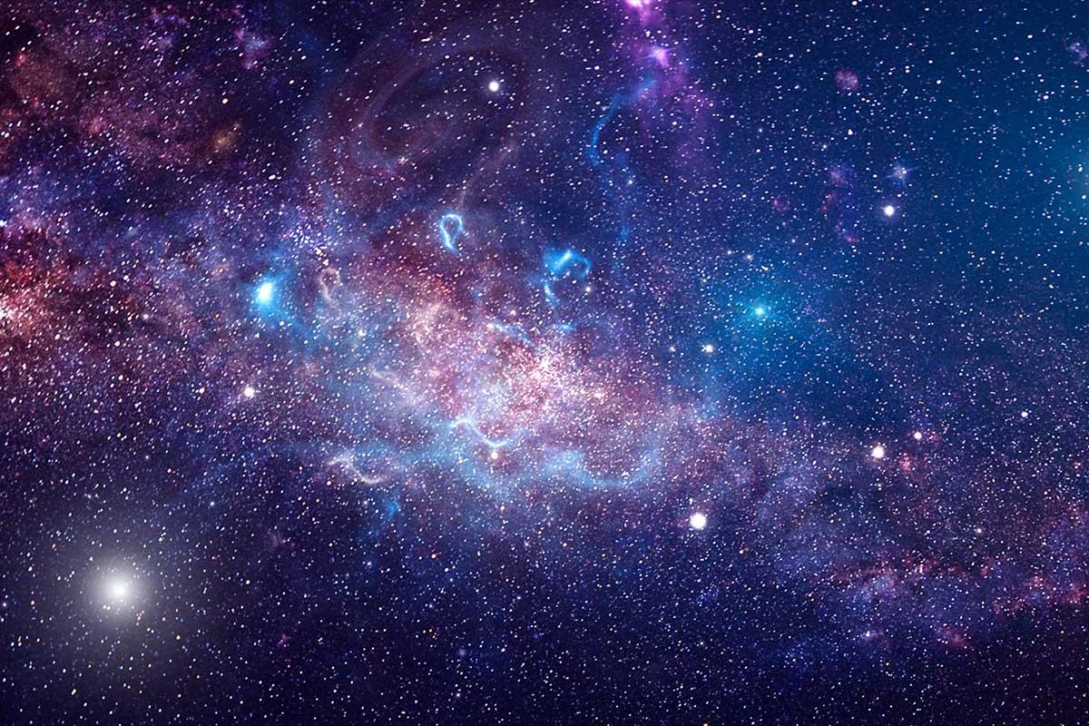 星星和星云的夜空图片，太阳集团娱乐场登陆网站天文馆，天文星期五